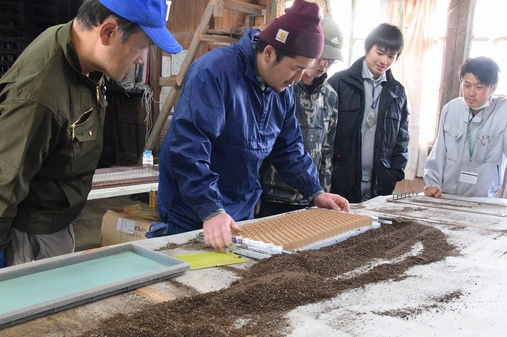 軟白ねぎ播種作業を学ぶ Ja鶴岡 山形県庄内のお米産地